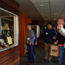 SF Giants Club Level Memorabilia Cases