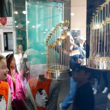 SF Giants World Series Trophies